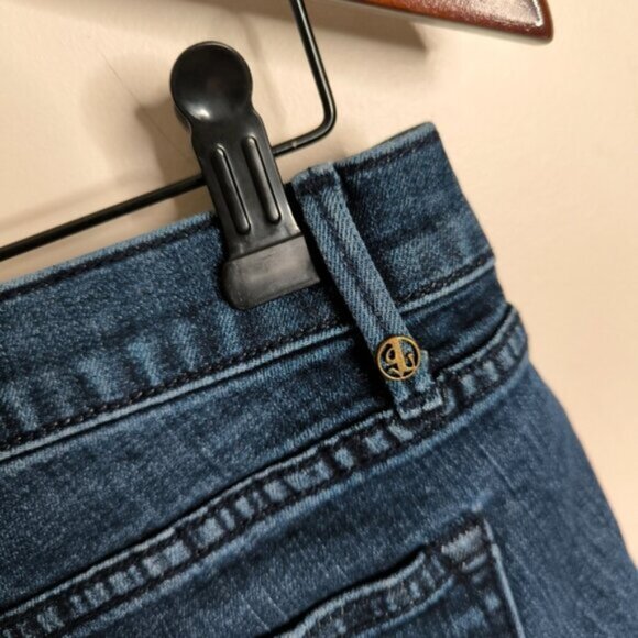 Driftwood Chloe Western Folk Festival Floral Embroidered Cropped Flare Jeans 27 - Picture 6 of 12